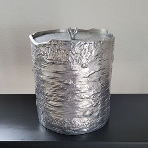 Michael Aram Silver Bark Ice Bucket
